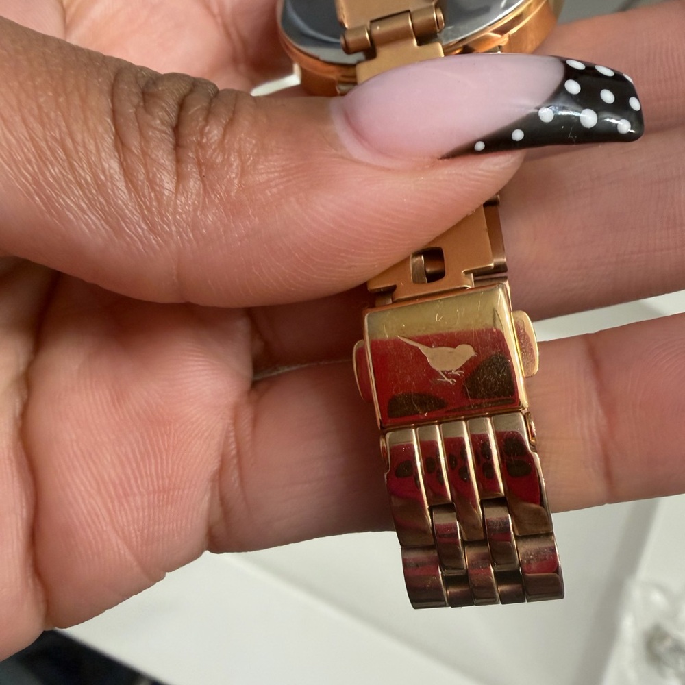 OLIVIA BURTON Rose Gold Glitter Watch - Picture 8 of 11